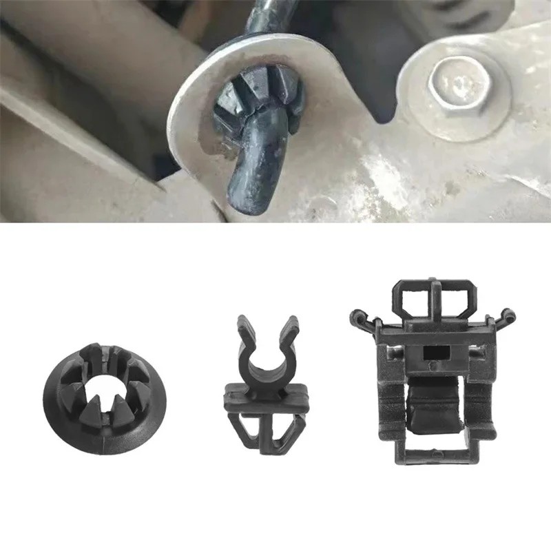 3PCS/set Hood Rod Holder Opener Stay Grommet Clips 90601S84A01