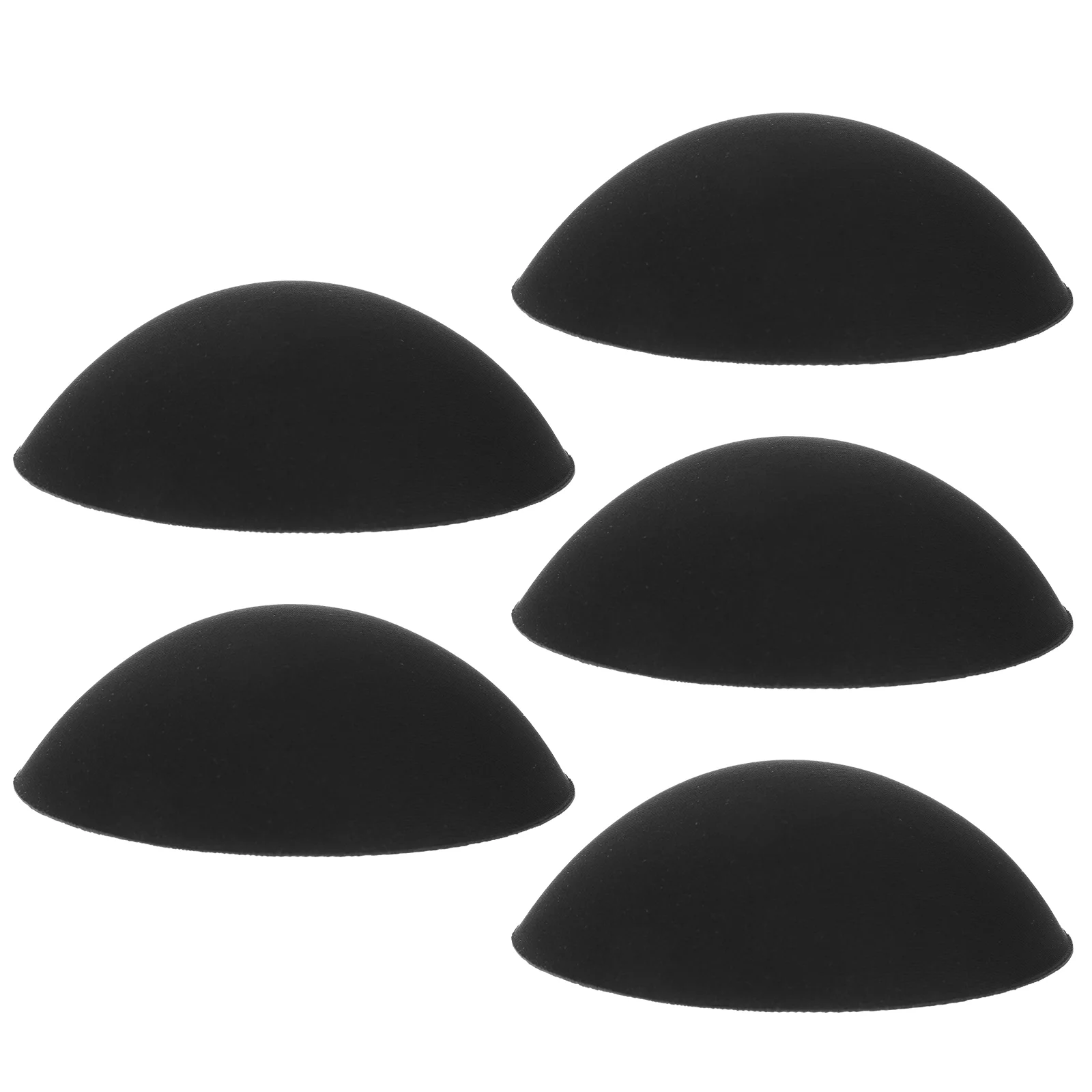 

5 Pairs Plus Size Strapless Bras Plus Size Round Pads Breast Yoga Breathable Reusable Padding Inserts Polyester Sports