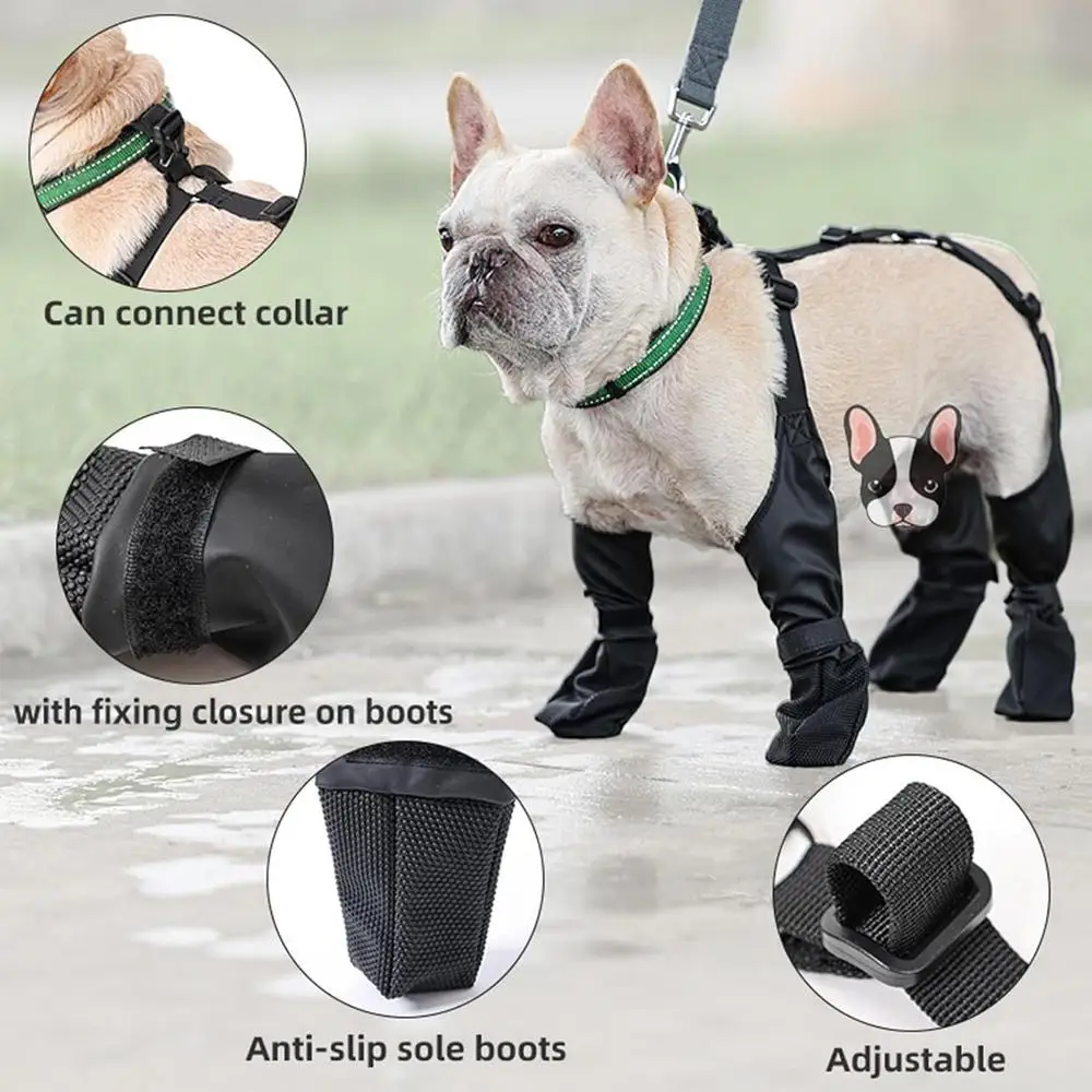 Title 5, Dog Boot Leggings Suspenders for Large and Medi...