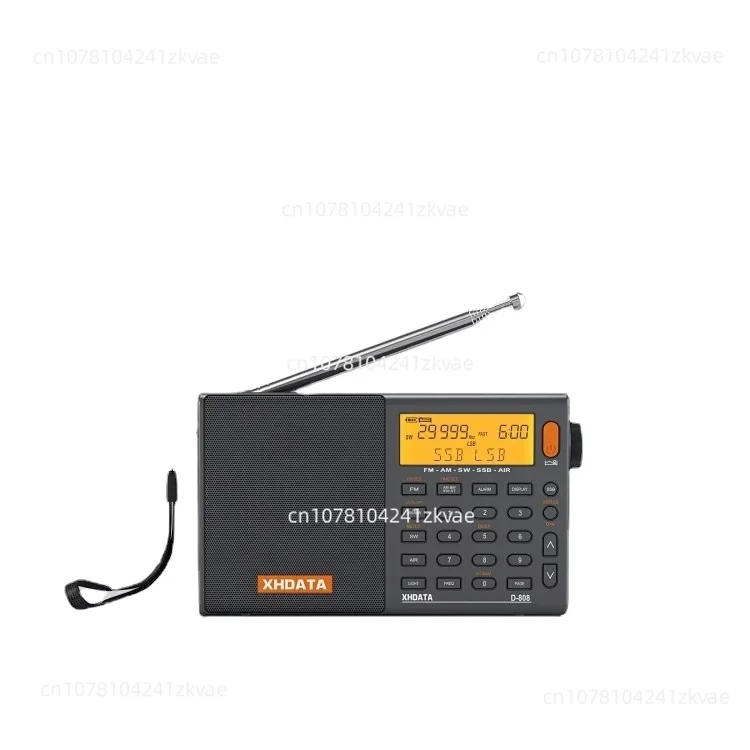 

Well Priced D-808 Portable Radio AM FM Shortwave SSB World Band AIR Band SSB Receiver PLL