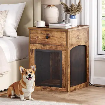 Dog Crate End Table 1