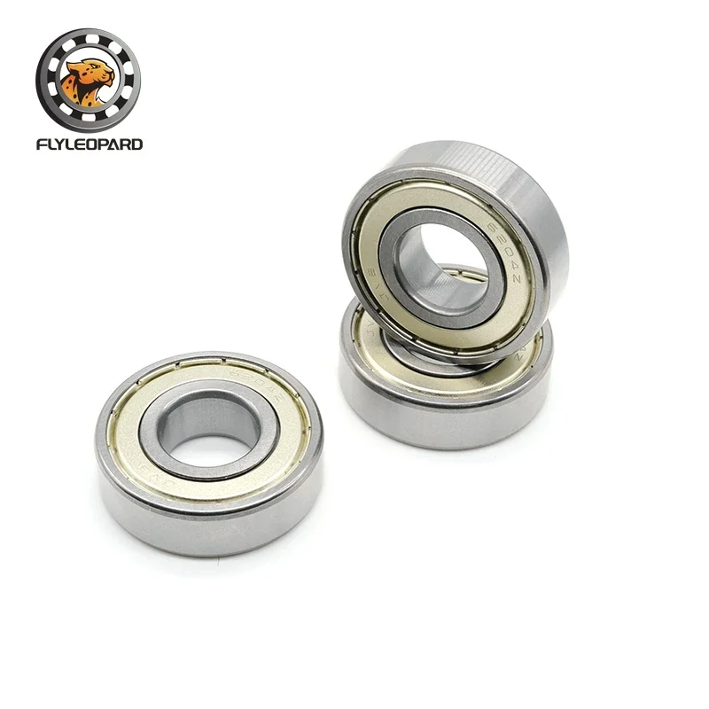 1Pcs Bearing 6204ZZ Deep Groove Ball Bearings ABEC-7 20x47x14 mm Metal Sealed Bearing Carbon Steel
