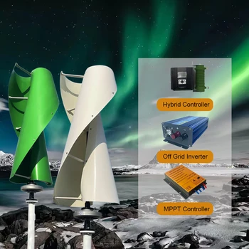 กังหันลมสำหรับใช้ในครัวเรือน 10000 วัตต์ และ 15000 วัตต์ ระบบกักเก็บพลังงานครบวงจร สำหรับเครื่องใช้ไฟฟ้าในครัวเรือน พร้อมตัวควบคุมและอินเวอร์เตอร์ 220 โวลต์ 1