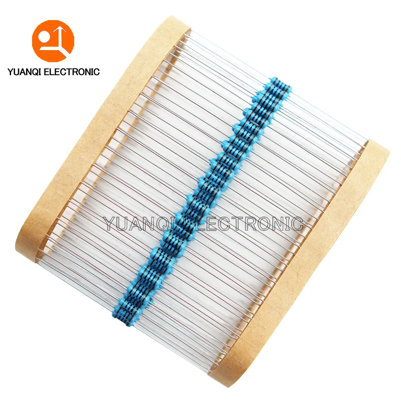 Metal Film Resistor 100PCS/LOT 1/4W 1% 0.25W 0.1 0.15 1.5 12 33 47 68 100 150 240 560 1K 3.3K 8.2K 10K 100K 680K 1M 10M 22M ohms