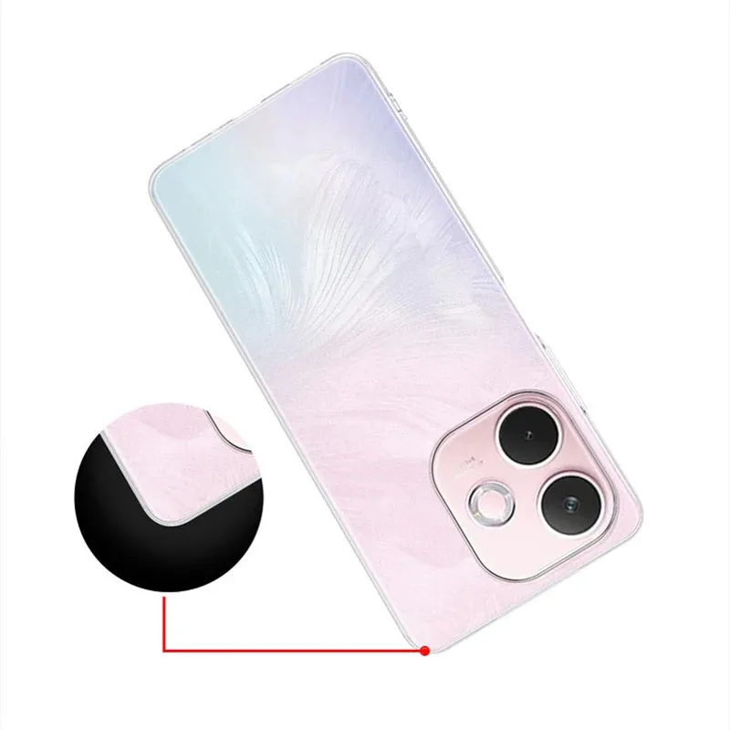 OPPO A5 Pro 5G Clear Slim Soft TPU Back Cover - Perfect Fit Transparent Phone Case