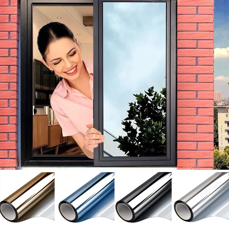 OneWayReflectiveWindowStickersPrivacySunscreenInsulationFilm