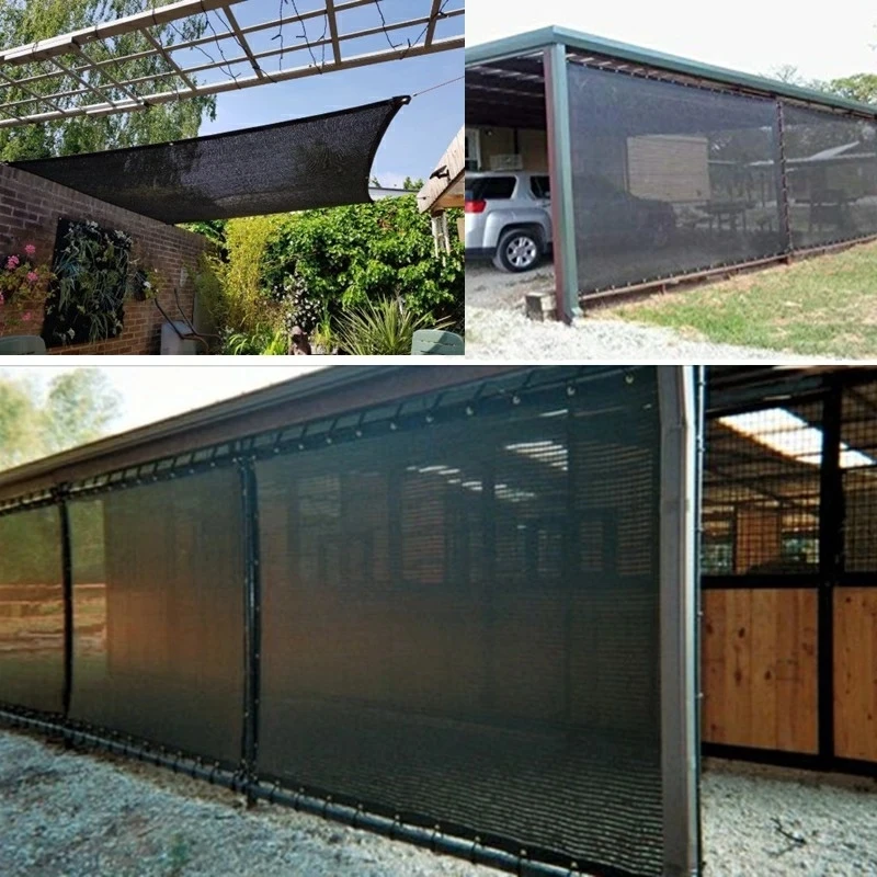 Large Sun Shelter Sail 2 3*5 4x4 5x5 6 8*8 Camouflage Net Garden Backyard Canopy Green Uv Block Balcony Sun Shade Sunrays Car