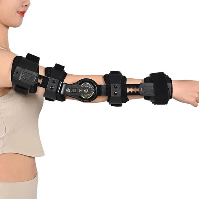 Elbow joint fixation brace ROM hinged Shoulder Arm Sling Forarm Braces Support Splint Orthosis 5