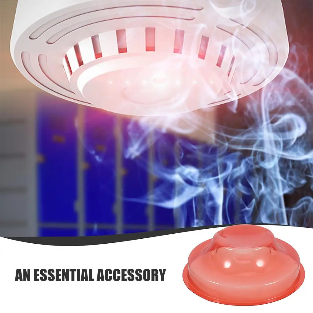 2 Pcs Smoke Detector Cover Dust Machine Abs Alarm Decorative Covers for Detectors