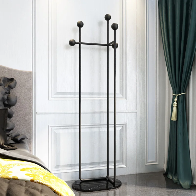

Nordic Luxury Standing Clothes Rack Floor Bedroom Bathroom Entrance Clothes Rack Foldable Bags Rack Para Ropa House Accessories