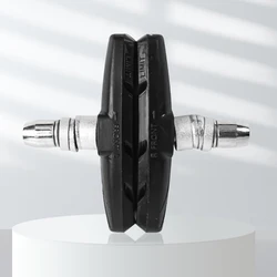 Black Anti-Skid Textured Wear-Resistant Bicycle V-Brake Pair (Black 2pcs)