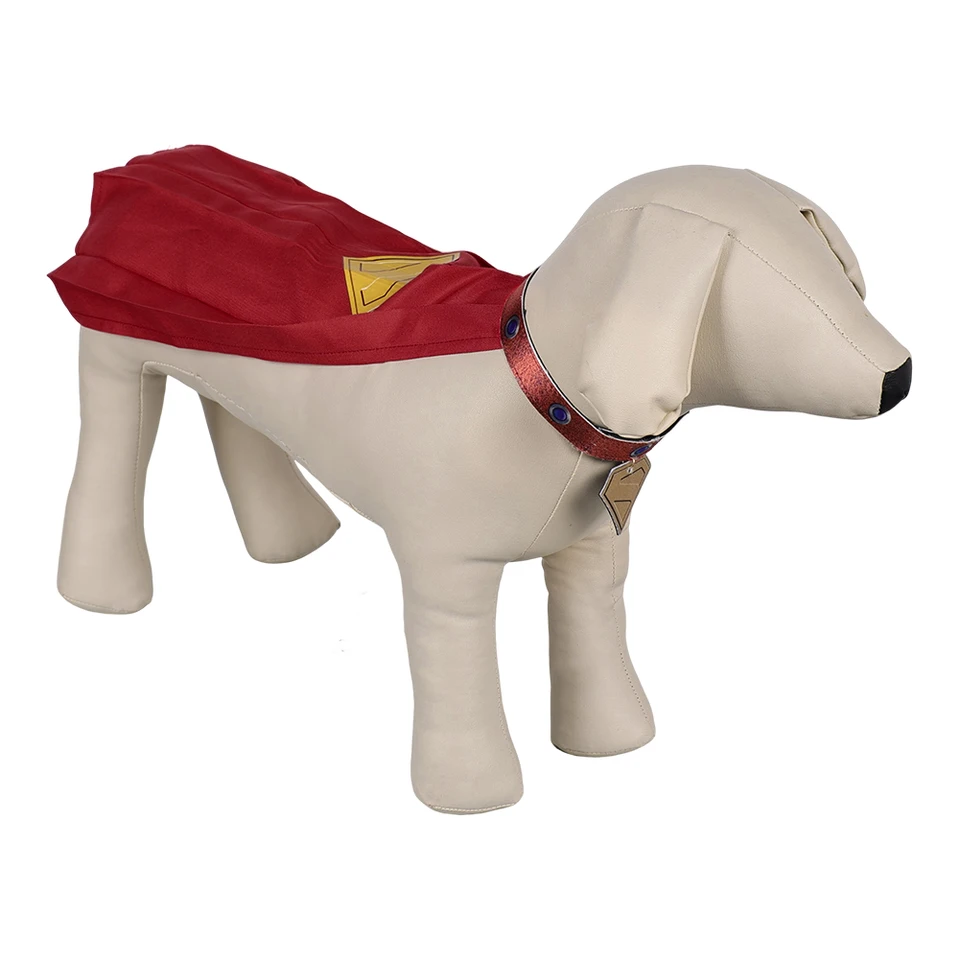 Small Dog Superdog Krypto Cosplay Red Cloak 2025 Fantasy Movie Superhero  Costume Disfraz Accessories Halloween Puppy Pet Outfits - AliExpress