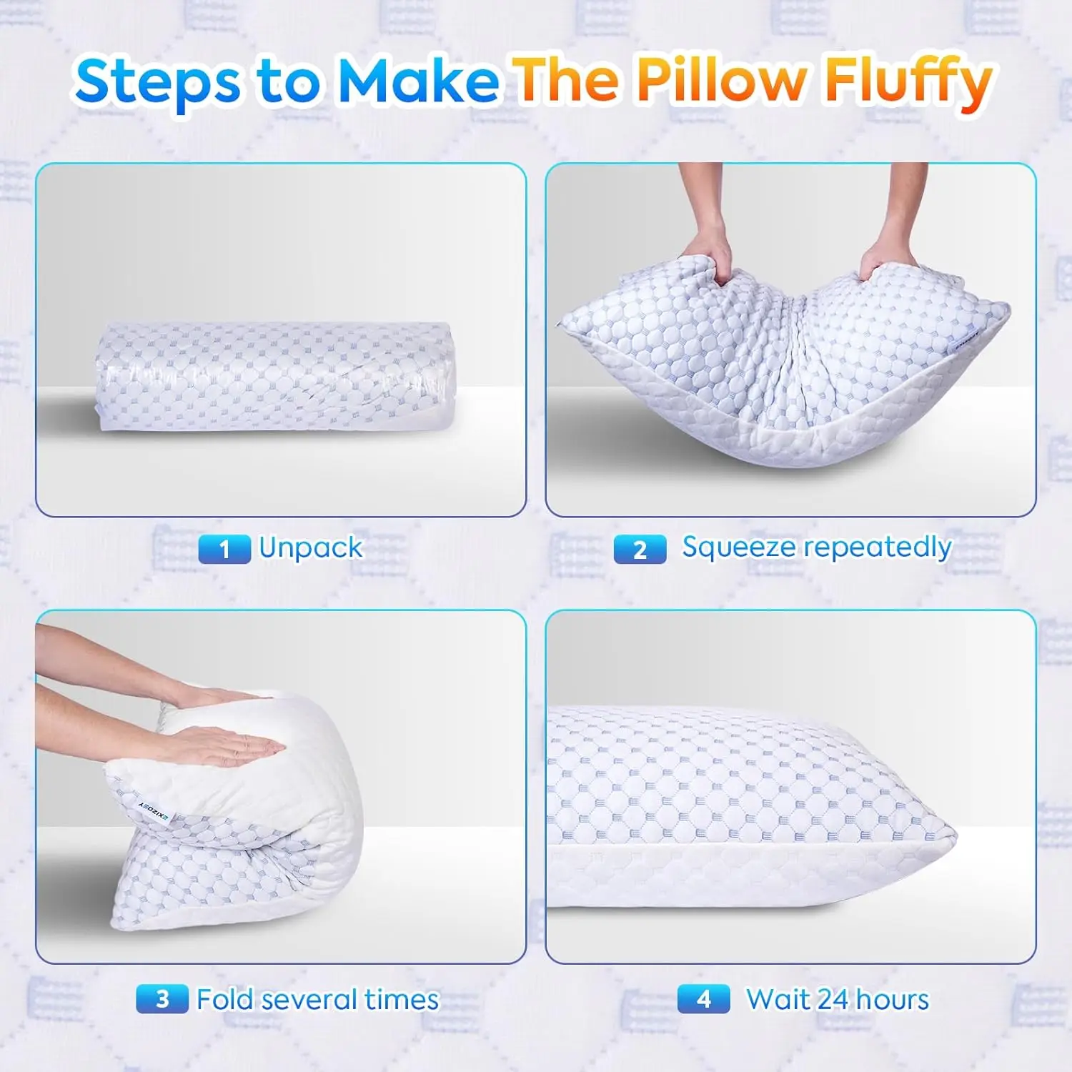 Memory Foam Cooling Pillow Adjustable Firmness Two Sides Design for Sleeping sleep pillow