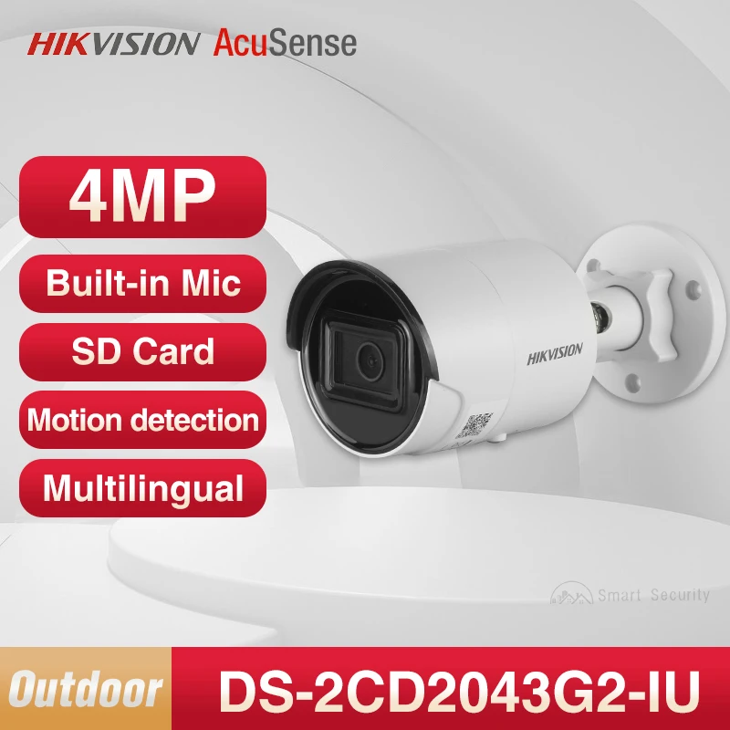 Cámara De Domo Mini De Red Para Exteriores Hikvision Colorvu Ds 2Cd2547G2 Ls De 4Mp Con Lente De 2 8 100779612