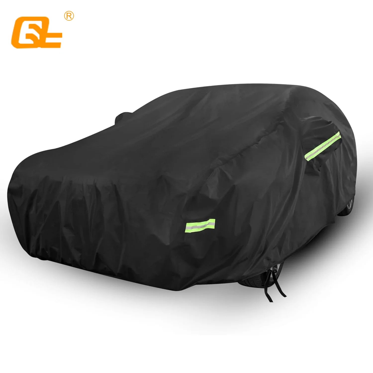 

Universal Car Cover For Dust-Proof Waterproof All Weather Covers For Automobiles Outdoor Indoor Full Exterior Sedan Covers Black