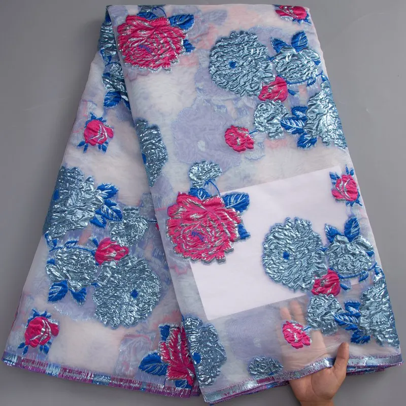 

Новейшая Высококачественная африканская нигерийская французская Тюлевая кружевная ткань из органзы Вечерние вышивкой для вечернего платья жаккардовая кружевная ткань S3109