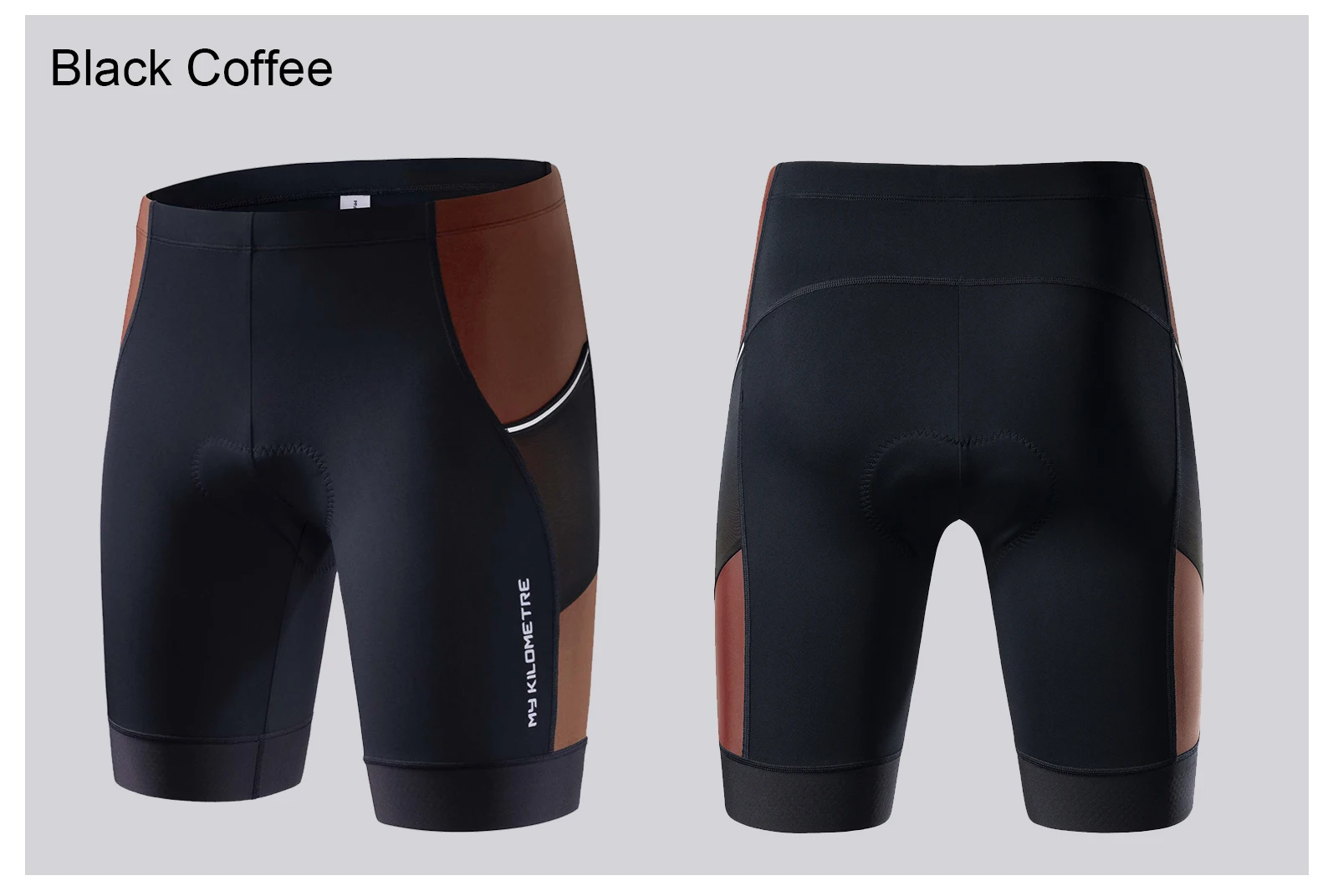 3-in-1-Triathlon-Shorts für Herren, schnell trocknend, gepolstert, zum Radfahren, Laufen, Schwimmen, Tri-Shorts, atmungsaktiv, Kompression, Schwimmen, Radfahren, Laufen, MY KILOMETRE – Detail 7