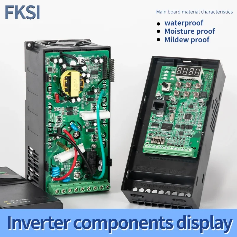 가변 주파수 드라이브 모터 속도 제어 인버터, VFD, 0.75KW, 1.5KW, 2.2KW, 3.7KW, 5.5KW, 220V, 380V, 3 상 출력, 신상
