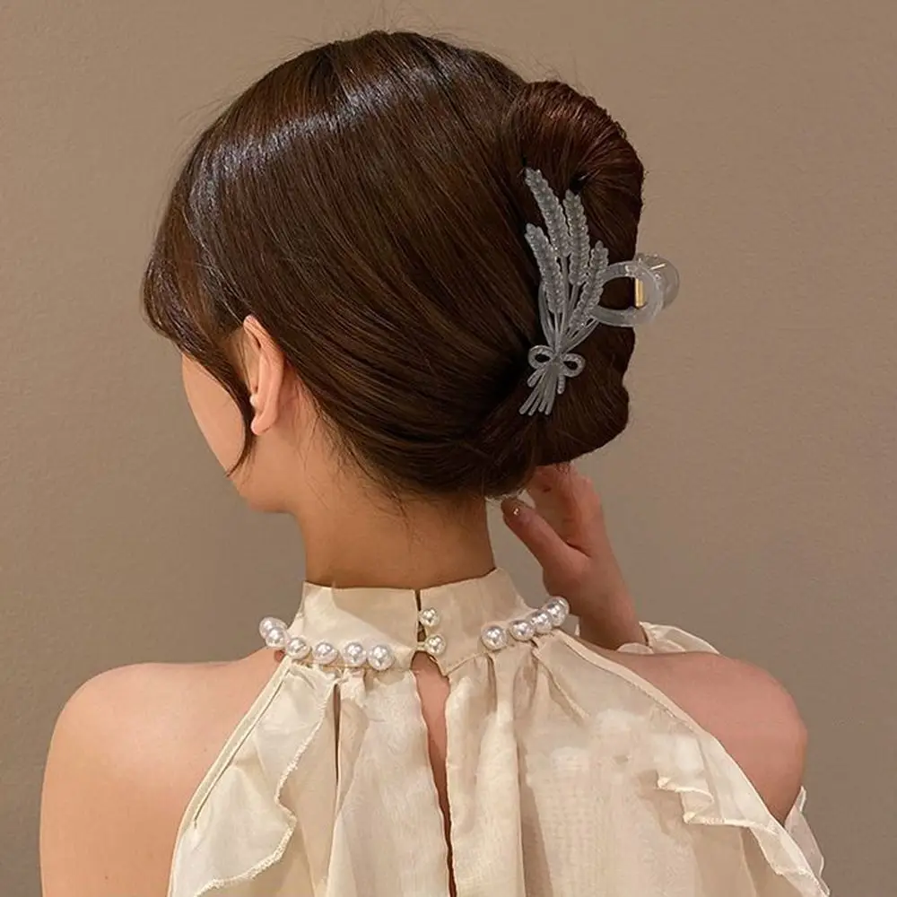 

Holder Acrylic Fashion Headwear Lucky Heardress New Crab Claw Korean Shark Clip Wheat Ear Women Hair Clips Leaf Hair Claw