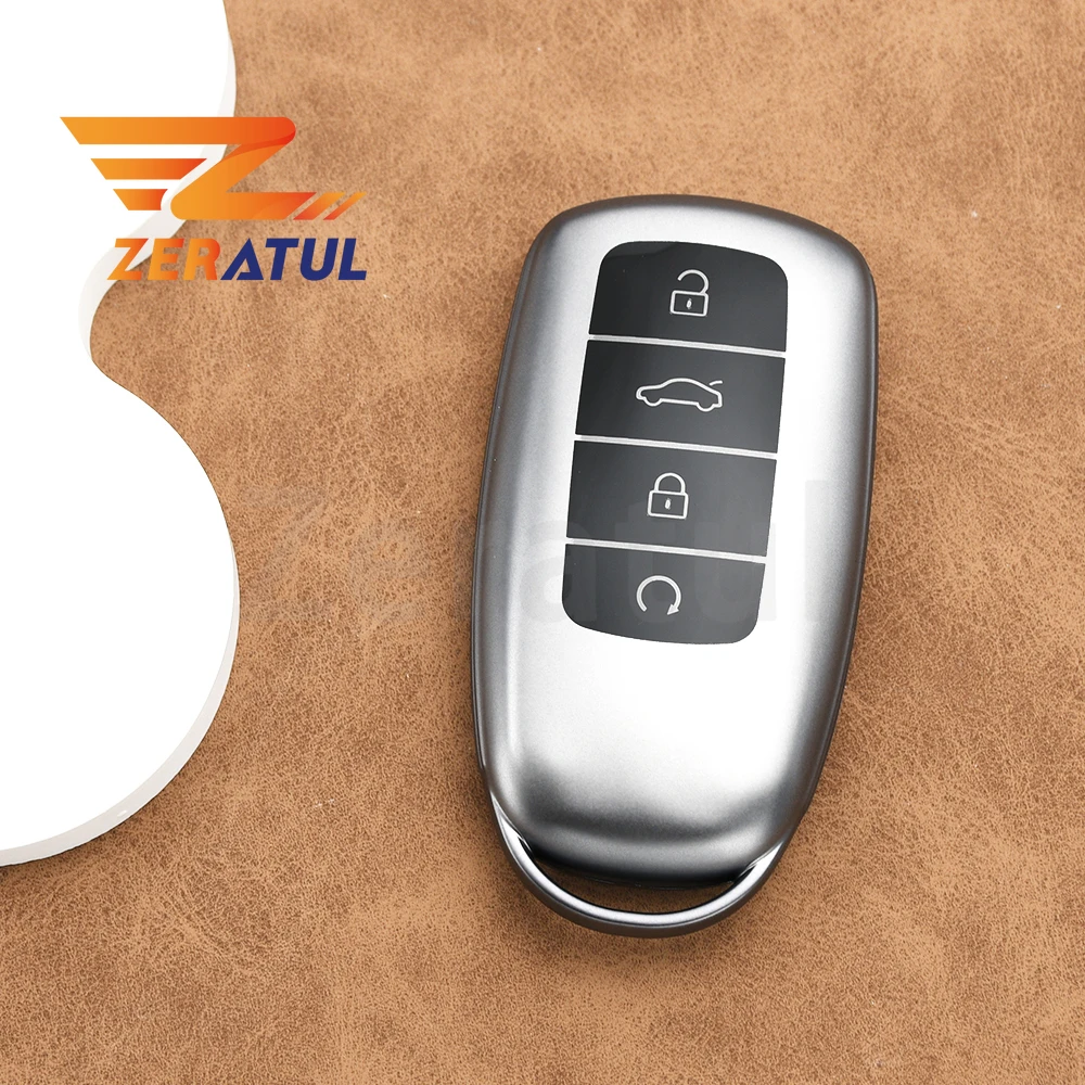 Gun Grey Premium TPU Car Key Case Cover