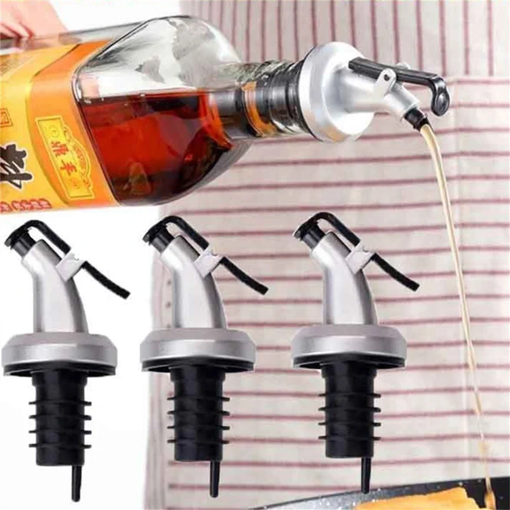 1Pc Spout Olive Oil Wine Dispenser Nozzle Bottle Pour Spout Bottle Stopper Bar Accessories Home Bar Supplies Pourer Oil Dispenser