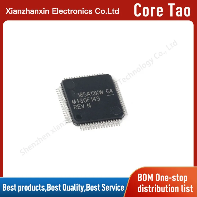 

1~5pcs/lot MSP430F149 MSP430F149IPMR M430F149 LQFP64 Microcontroller chip