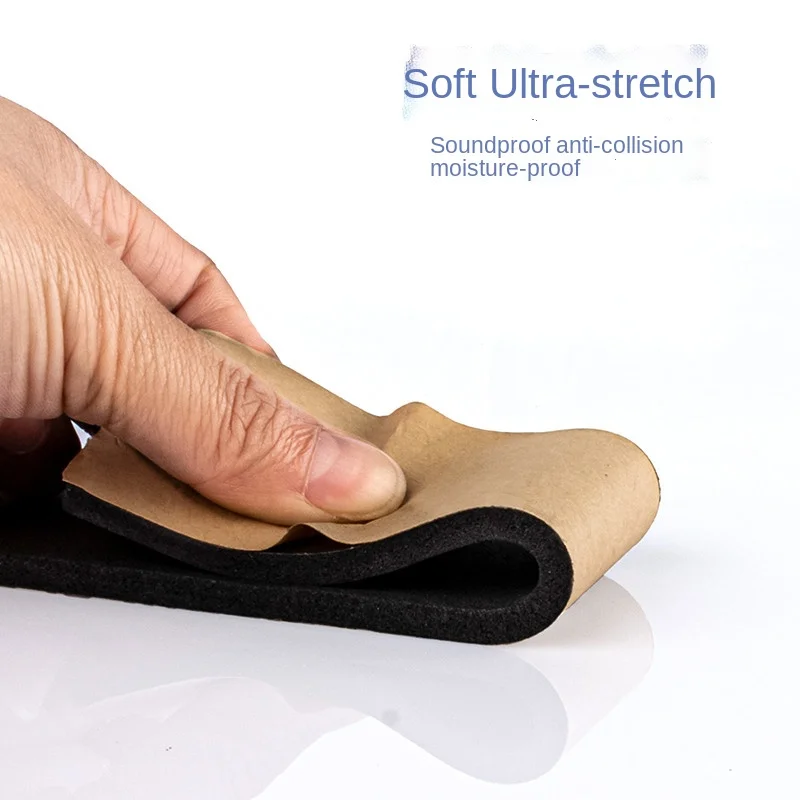 Rubber Self-Adhesive Black Foam Anti-Collision Seal Strip