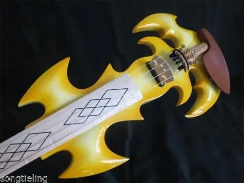 

Best model fancy SONG Brand Crazy-1 art streamline yellow 4/4 electric violin