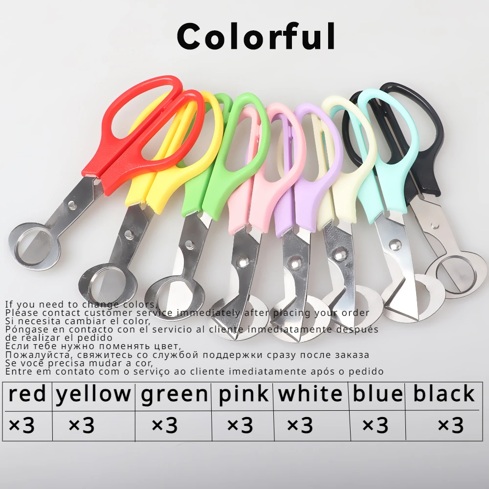 Quail Bird Egg Scissors Fresh Stainless Steel Egg Cutters EggOpener Shell Utensils Kitchen 18PCS egg shell opener egg shell scissors egg opener