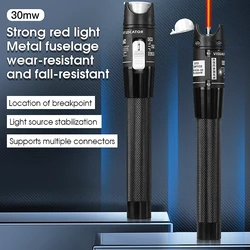 COMPTYCO 30MW Visual Fault Locator FTTH Fiber Optic Cable Tester Pen SC/FC/ST 2.5mm Interface VFL 30Km Range