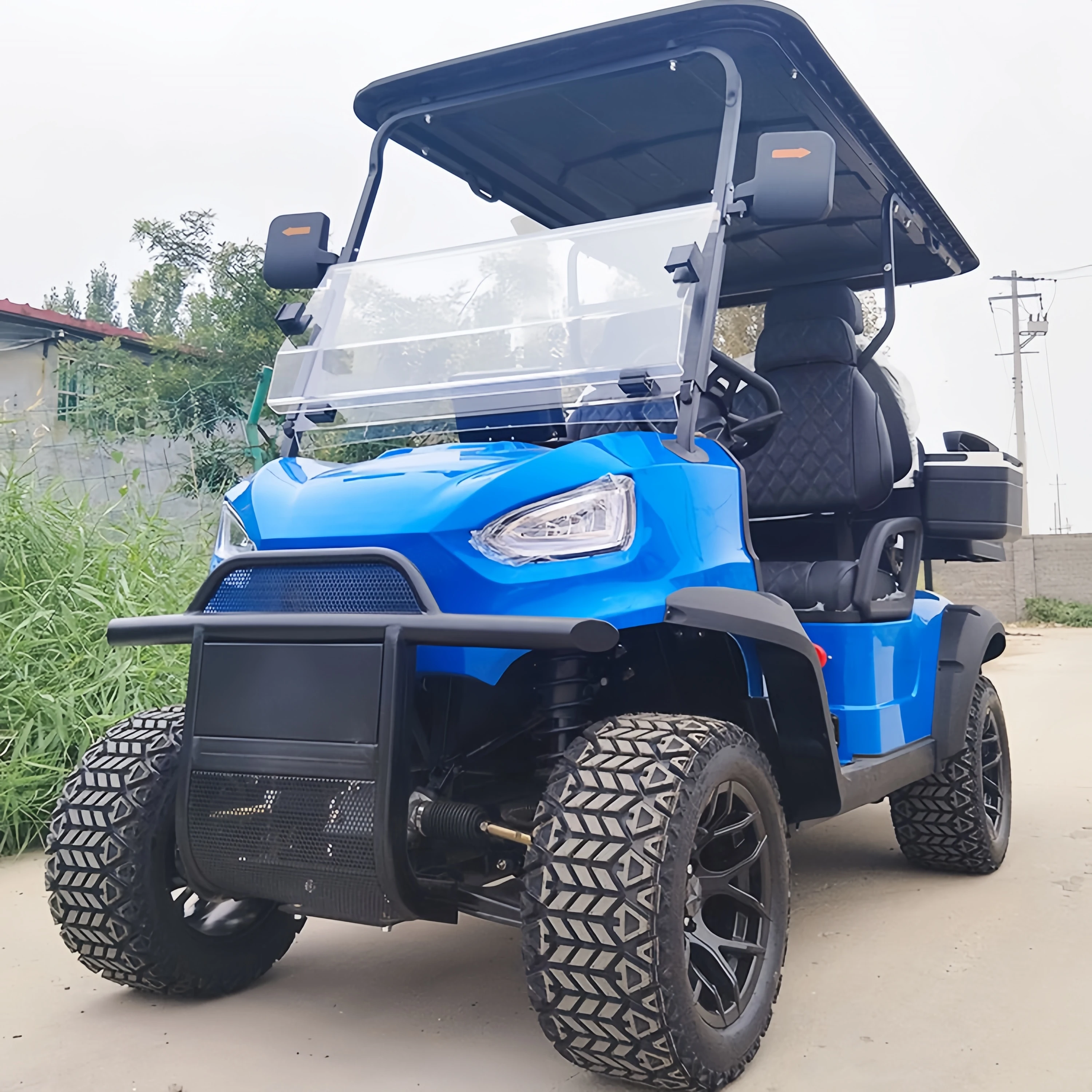 Hot sale new design environmental friendly multi-purpose 6 seat electric golf cart