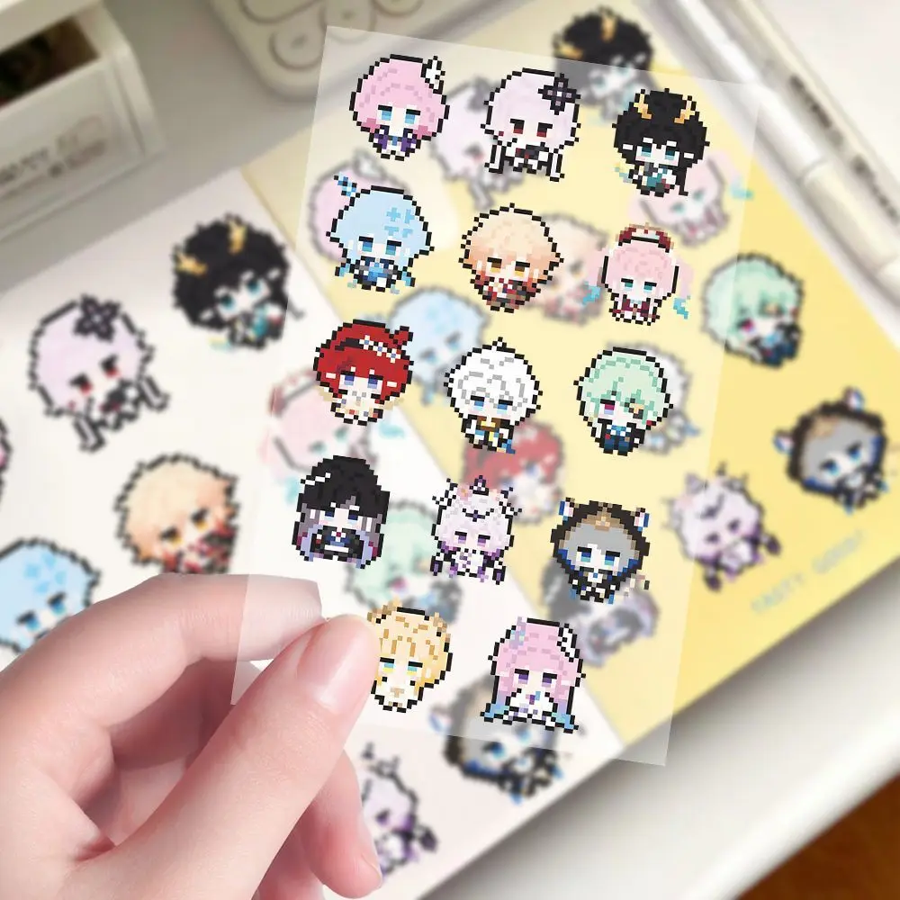 Game Pixels Stickers DIY Scrapbooking Journey Diary Stationery Castorice Tribios Mydei Hyacine Anaxagoras Helektra Stickers Gift - 2