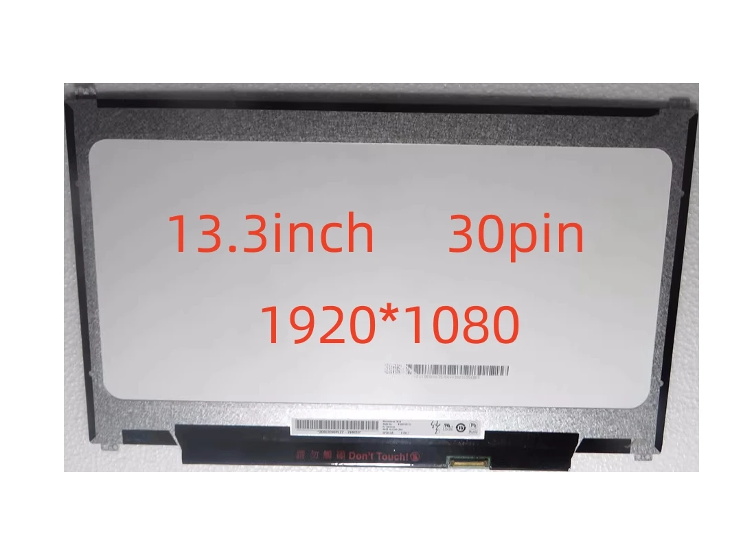 Fhd Painel de Exibição Led B133han04.1 13.3 Polegada para Acer Tmp236-m52z1 Lenovo Thinkpad Novo s2 Edp 30pin Ips Portátil Tela Lcd