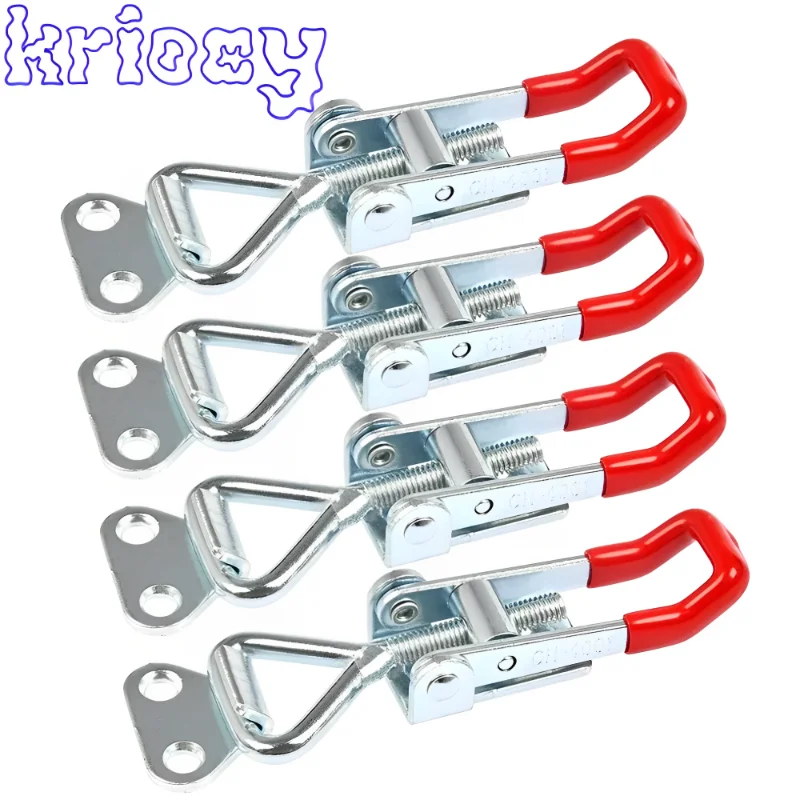 Buckle Clamp 1/2/3/4PCS Heavy Iron Adjustable Buckle Lock Clamp Box Buckle Clamp Door Bolt Type Quick Accessory Horizontal