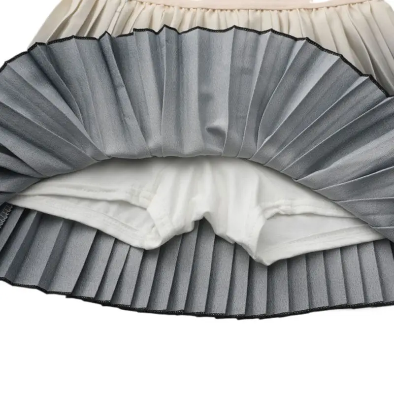 Children Girls Tennis Skirt Gradient Color Pleated High Waist Skirt Casual tie-dye Mini A-Line Skirt Built-in Bottoms 6 Sdaca22a435bb41c4845d8024fc41bb52V