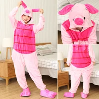 Piglet Onesies Cute Cartoon Animal Onesie Women Men Girls Boys Pajamas Halloween Funny Party Suits Winter Home Overall Costumes - Image 6