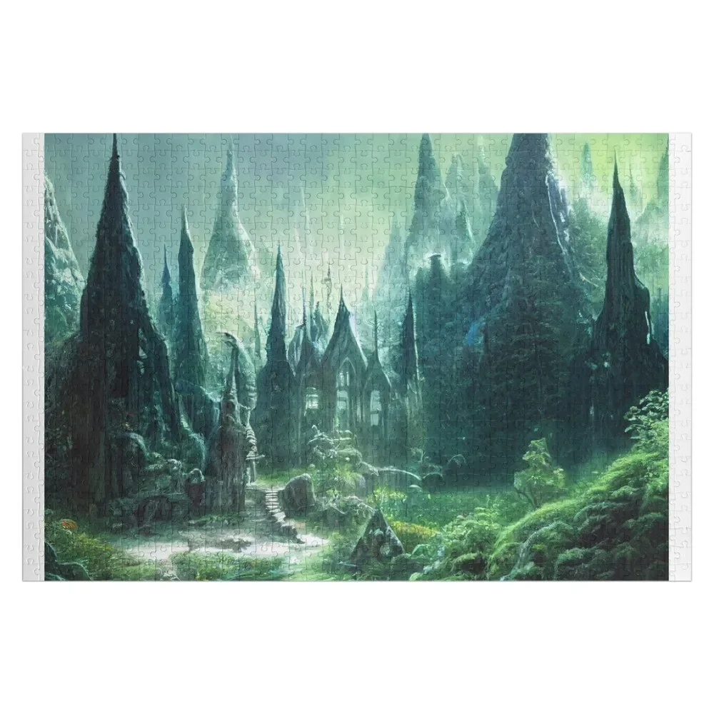 Mystical Home Away From Home Jigsaw Puzzle Customized Kids Gift Customized Photo Puzzle cabin tripping where to go to get away from it all