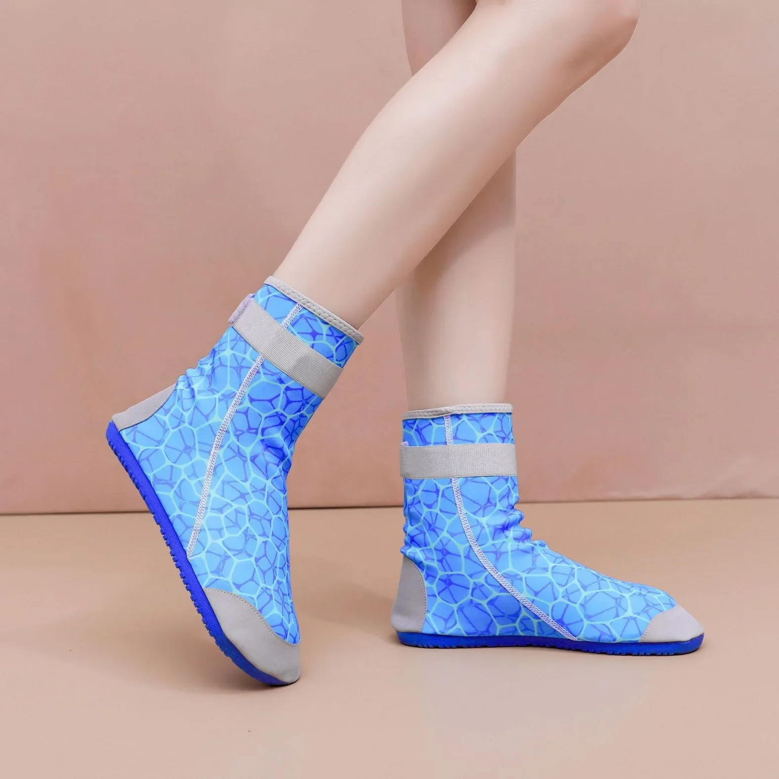 High Top Aqua Boots Children Adults Summer Beach Shoes