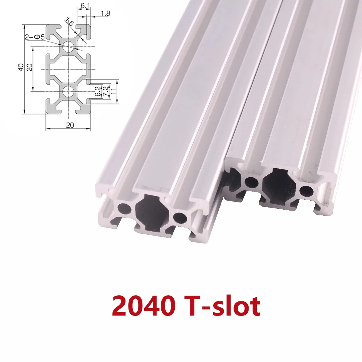 3030 T-Slot Aluminum Extrusion Profile 250-2000mm For CNC 3D Printer EU  Standard