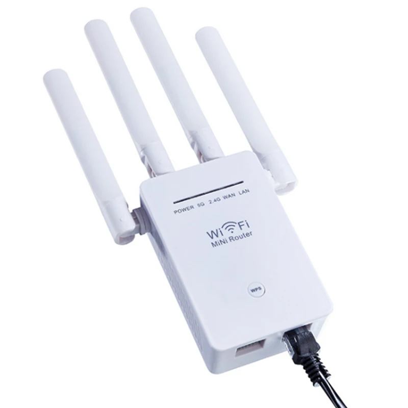 5G Wifi Repeater Long Range Wifi Amplifier 1200Mbps Wi Fi Signal Network Extender Wireless Wi-Fi Booster 5Ghz Wi Fi Access Point