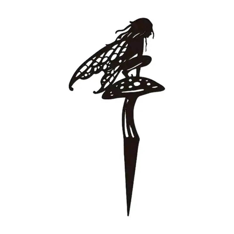 

Metal Stakes For Garden Fairies Figures Sculpture Metal Garden Art Angel Metal Craft Garden Fairy Ornaments Metal Lawn Ornaments