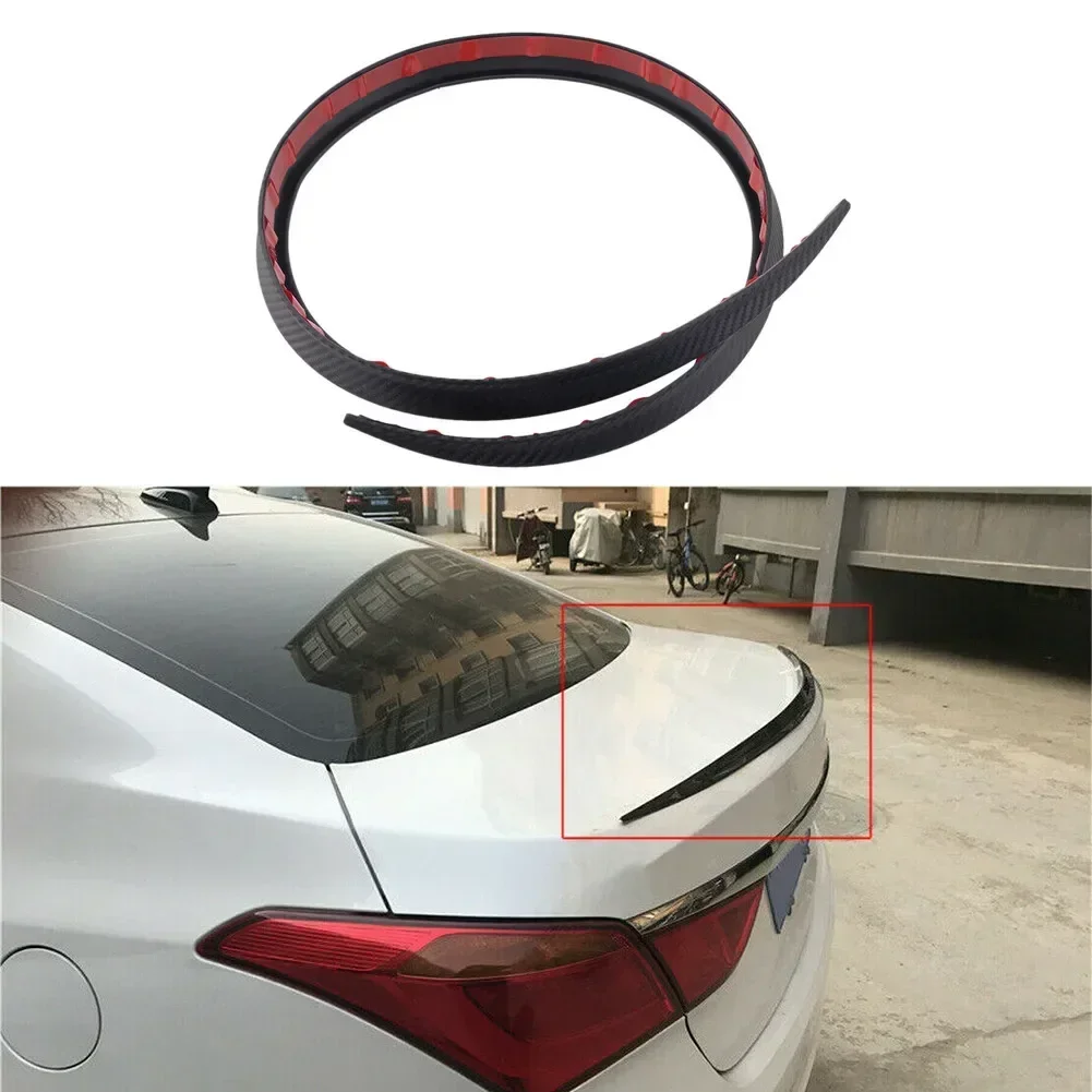 Spoiler Posteriore Per Auto In Gomma Nera - Accessorio Aerodinamico Universale Per Bagagliaio, Facile Installazione