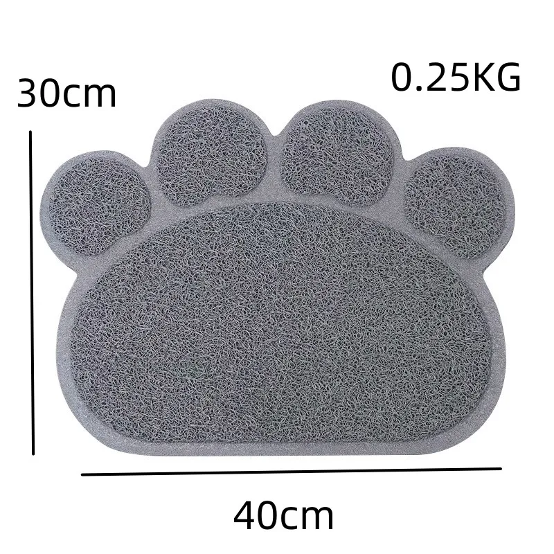30*40cm PVC ground claw cat foot mat Rectangular cat litter mat Cat and dog friction foot Sleeping non-slip and waterpro