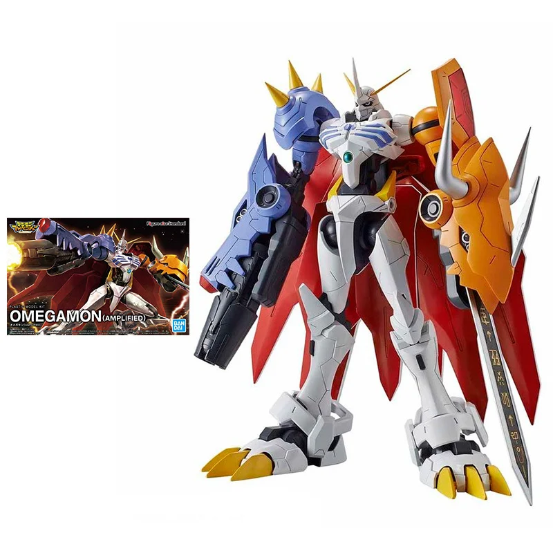 

Bandai Digimon Figure FRS Omegamon Anime Figure Original Collection Ornaments Assembly Model Action Toy Figure Toys for Children