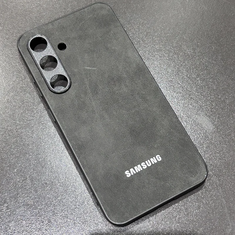 Luxury Sheepskin Leather Phone Case Samsung Galaxy S26 S25 S24 thumbnail 5