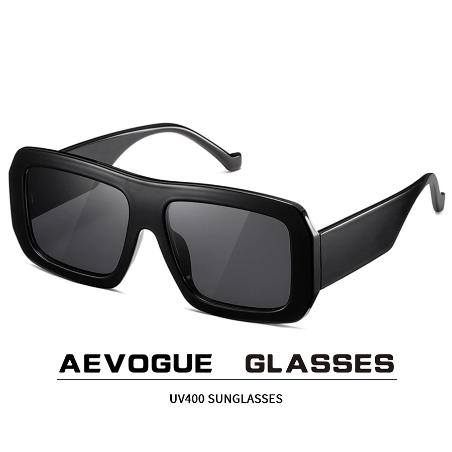AEVOGUE Sunglasses Women Eyewear Fashion Men Accessories Big Colorful frame Outdoor UV400 AE1571