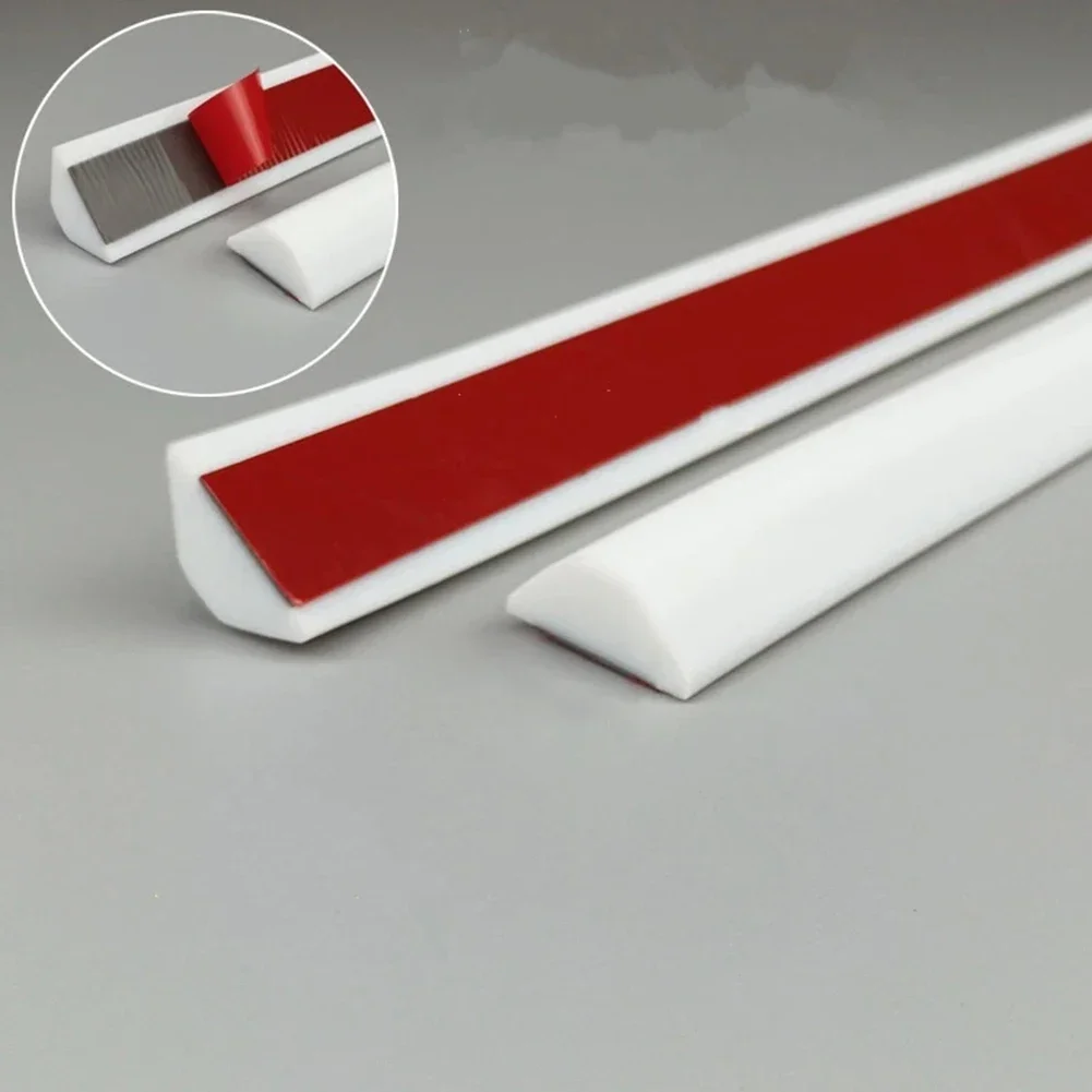 Silicone Bathroom Water Stopper Bendable Shower Water Stopper Self-Adhesive Water Retaining Strip