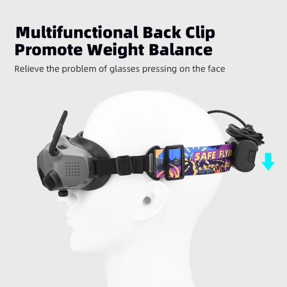 Фото Держатель аккумулятора и короткий кабель питания для DJI FPV Goggles V2 /Avata Goggle 2 №5