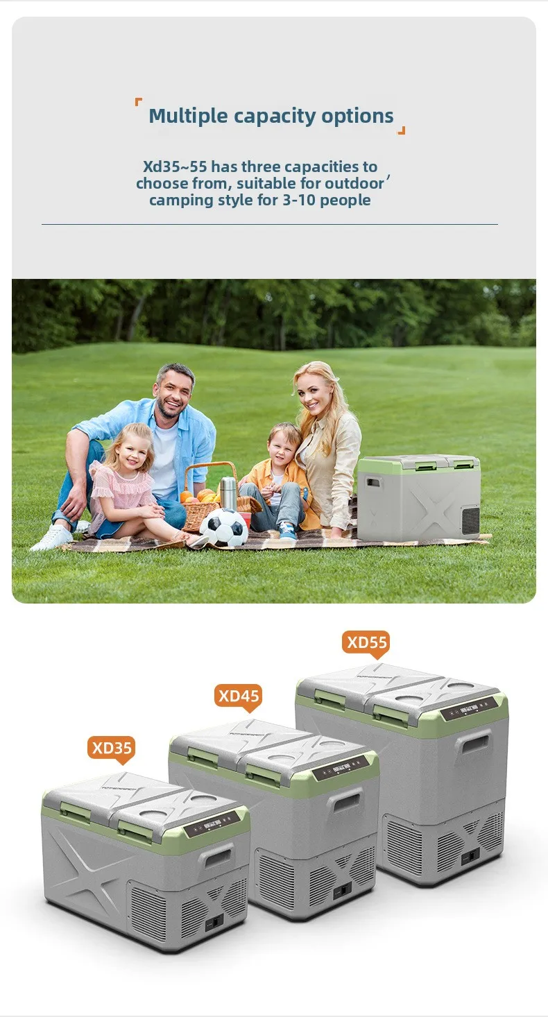 Description Picture 6 of itemCar refrigerator, small refrigerator, large capacity car and home dual-purpose refrigerated trolley, truck double door