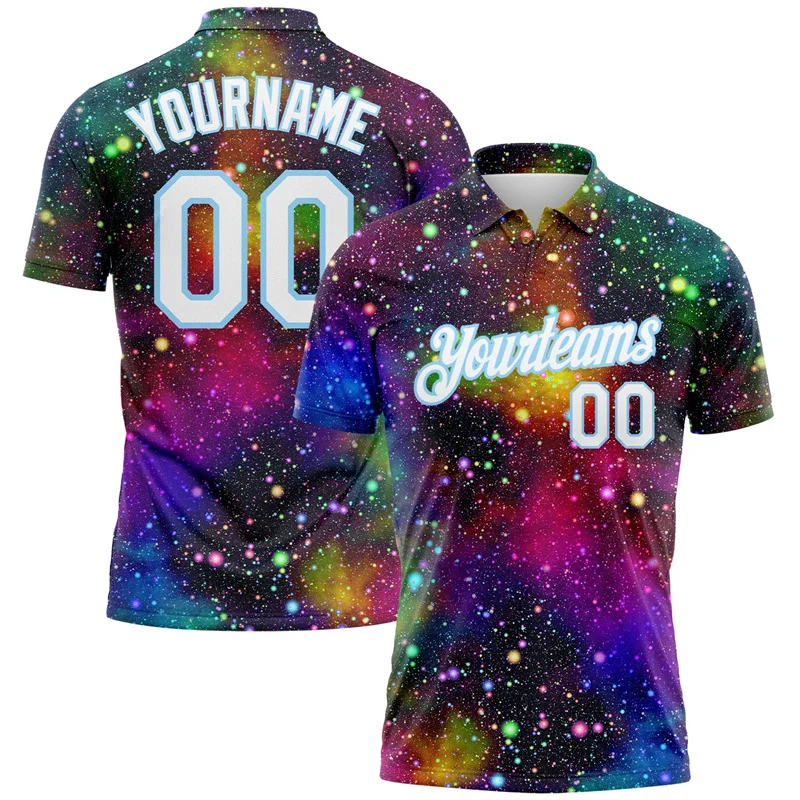 Persönlichkeit Graffiti Print Benutzerdefinierte Polo Shirts Für Männer Beliebte Leopard Angepasst Name Einzigartige Team Golf Shirts Sommer Trend Neue – Detail 7
